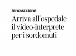 Arriva all'ospedale il video-interprete per sordi